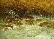 bruno liljefors beckasin i vatmark oil painting on canvas